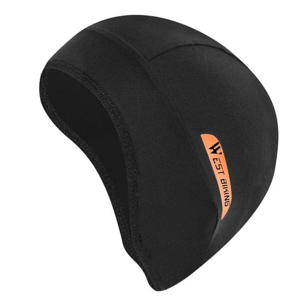 

cycling caps & masks anti-sweat hat inner cap quick dry helmet anti-uv, Black