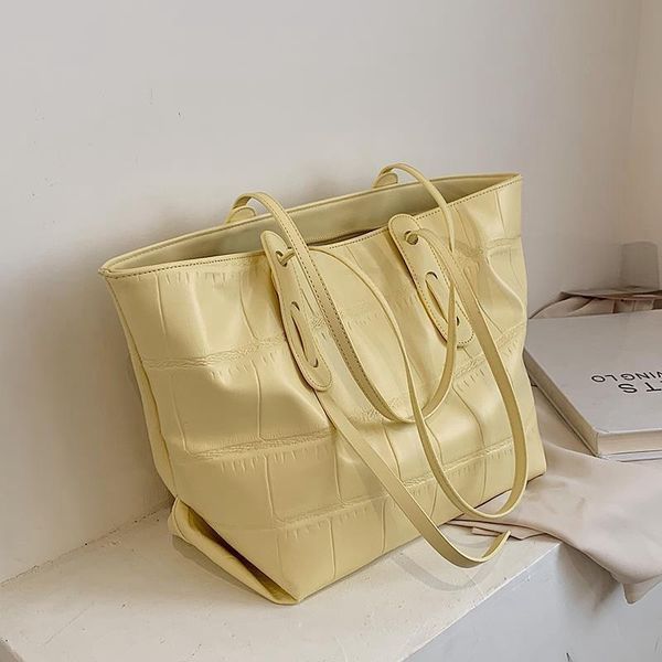 

evening bags shoulder bag female designer underarm tote women handbag purse lattice pu leather simple fashion 2021 high capacity