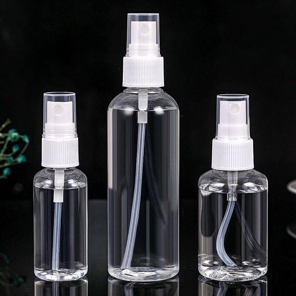 

storage bottles & jars 1pcs transparent empty spray multi sizes plastic mini refillable container cosmetic containers