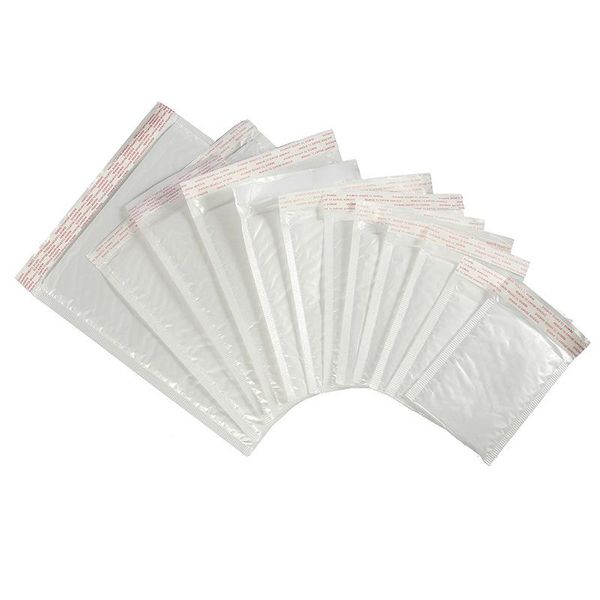 

pieces of different specifications white bag foam envelope foil office packaging moistureproof vibration packing bags