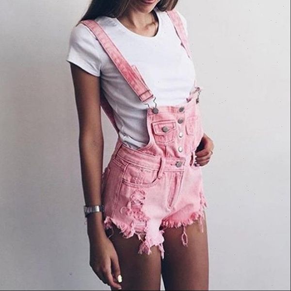 

womens romper jumpsuit women playsuits denim overalls for rompers shorts slim casual short tracksuit, Black;white