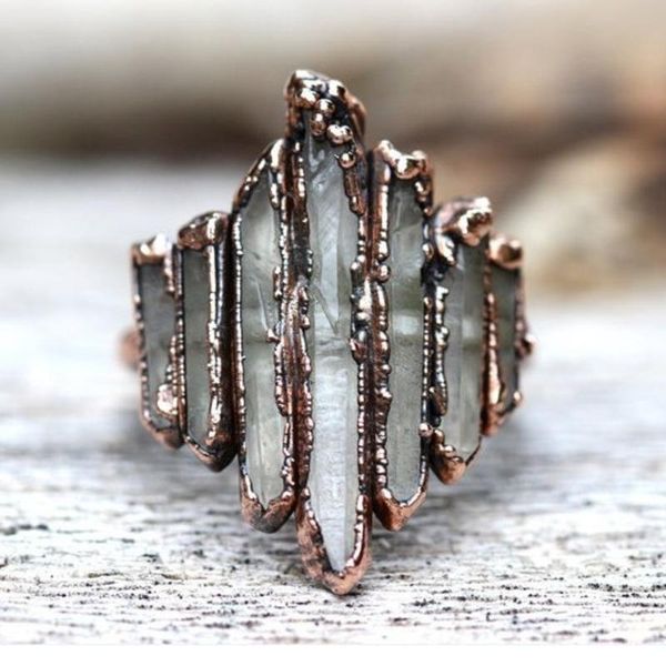 

wedding rings 2021 vintage ancient silver color open for women punk hip hop adjustable engagement ring men fashion jewelry gift, Slivery;golden