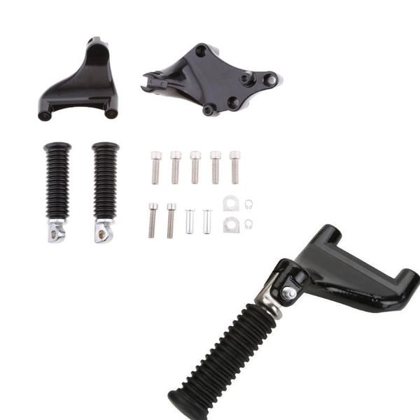 

pedals rear passenger foot peg pedal mount for 883 1200 xl 2014-2021-black
