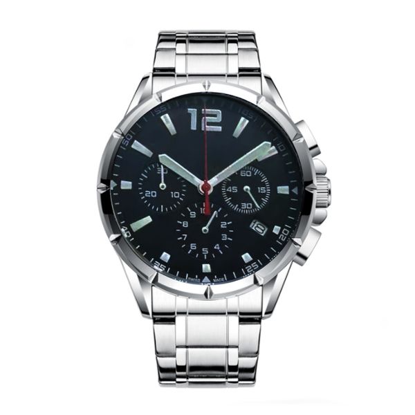 

design 2022 new mens sport watches f1 race watch japan quartz movement chornograph fashion relogio for man clock f1 007, Slivery;brown