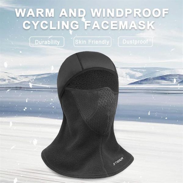 

warm windproof headgear riding mask men and women winter outdoor velvet scarf anti-cold fog haze masks are all size cycling caps &, Black