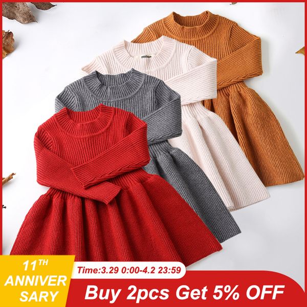 

2021 winter autumn christmas baby girls dress long sleeve plaid sweater dress for girls birthday dress newborn clothes 3 12 24, Black;gray
