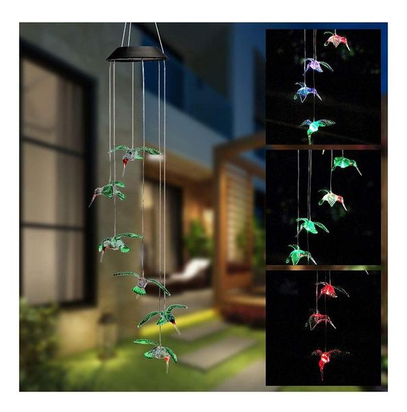 

solar lamps roll over image to zoom in isyunen color-changing led mobiles wind chimes outdoor -