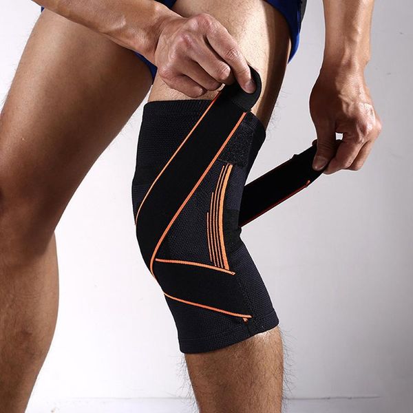 

elbow & knee pads sports guard basketball warm kneecap anti-slip silicone spring pressure protector sport safety, Black;gray