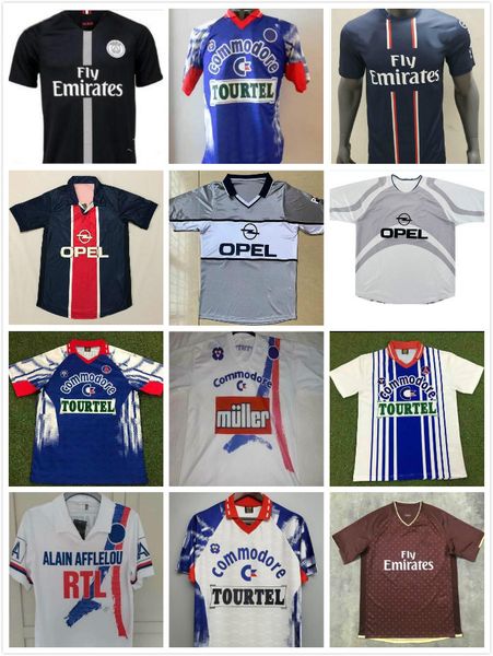 

93 94 95 98 99 00 02 03 retro rai weah soccer jerseys 1993 1994 1995 98 99 02 03 rai weah ginola retro classic soccer shirt football uniform, Black;yellow