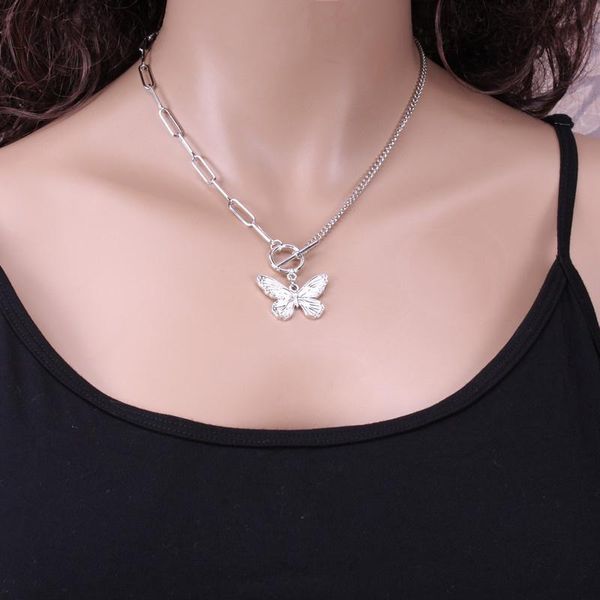 

pendant necklaces jewelry necklace fashion butterfly women's, Silver