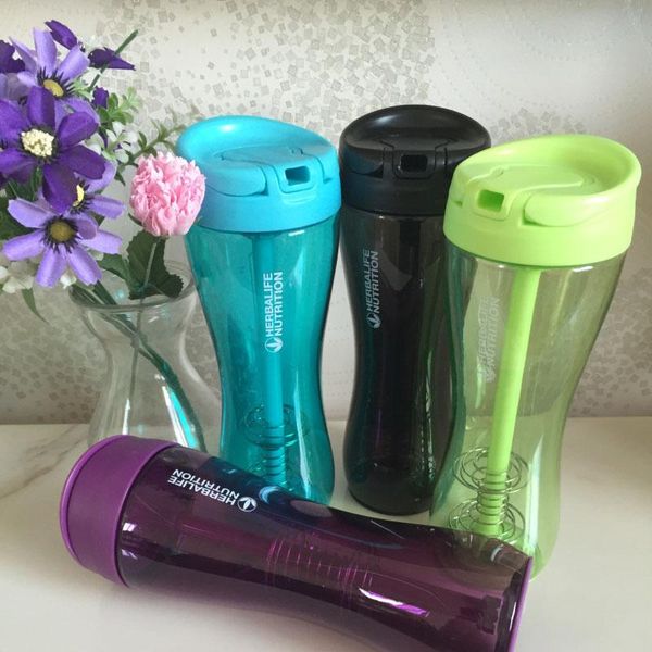 

water bottle design 600ml herbalife fit sports shaker portable space nutrition straw type sport