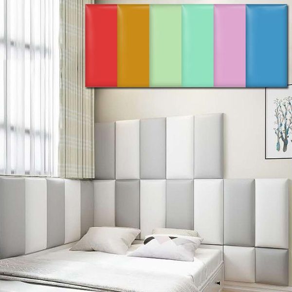 

wall stickers kid's room soft bag anti-collision headboard bedroom self-adhensive sticker for living kids home decor