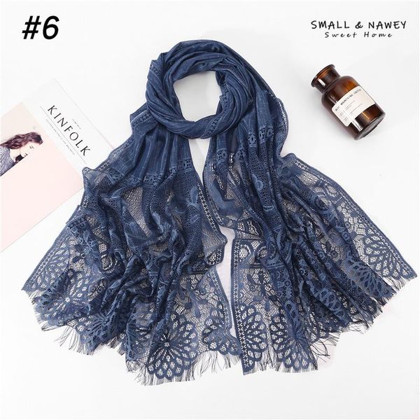 

scarves 70*180cm fashion lace scarf ladies cover wholesale, Blue;gray