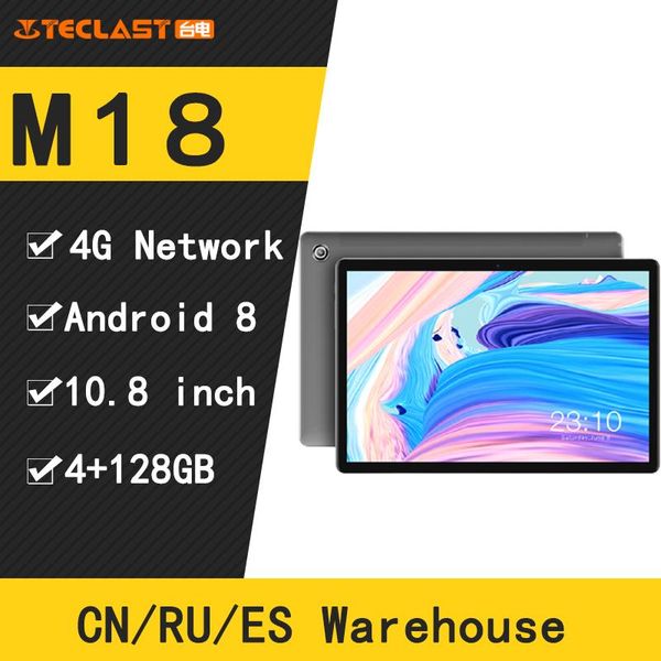 

teclast m18 tablet 10.8 inch 4g phablet helio x27 android 8.0 2560*1600 2.6ghz deca core cpu 4gb 128gb 8.0mp+2.0mp dual camera pc
