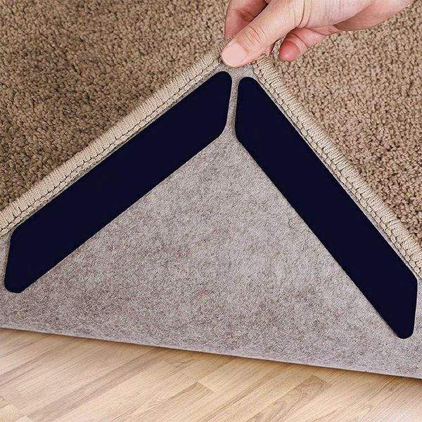 

carpets 16 carpet tapes washable reusable non-slip clip used for area floor mats hardwood floors tile