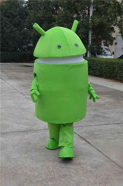 Mascot trajes android robô mascote trajes fantasia traje mascotte tamanho adulto