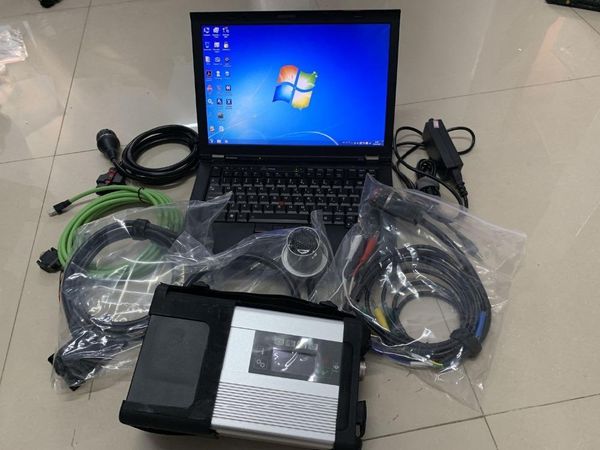 

code readers & scan tools super mb star c5 sd + 500gb hdd software 2021.12 t410 / 4g used lapauto repair diagnostic tool