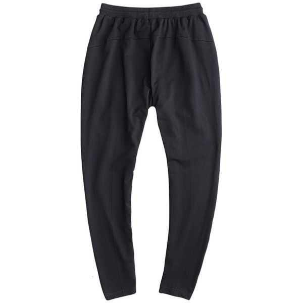 

men's pants jogging pants, large-size cotton pants for sports, elastic sports wear, sweatpants gym and race, Black