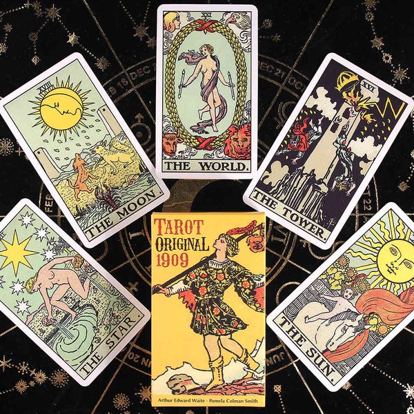 

original 1909 s english classic 1909 rider waite smith tarot 78 popular deck card game board