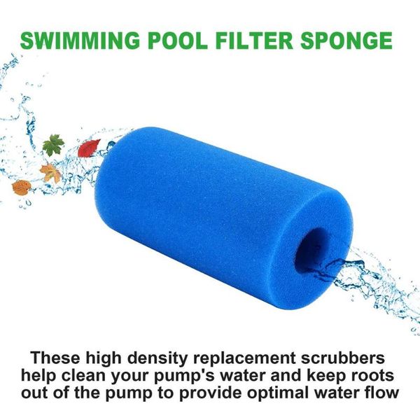 

pool & accessories 3pcs reusable replacing foam filter swimming sponge spa fish tank cartridge high-density clean tool