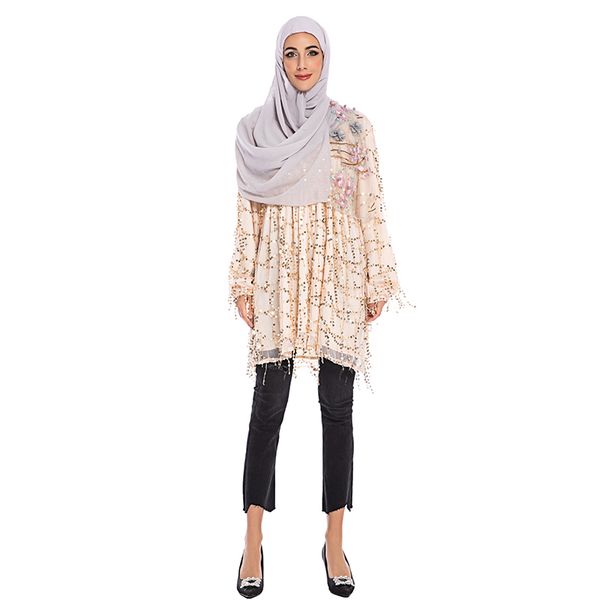

abaya dubai turkey arabic mujer muslim sequin long women islamic clothing vetement femme musulmane ropa musulmana mujer, Red