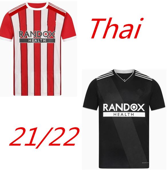 

2021 2022 sheffield soccer jerseys mousset united mcburnie lundstram fleck football shirt norwood sharp men+kids jersey, Black;yellow