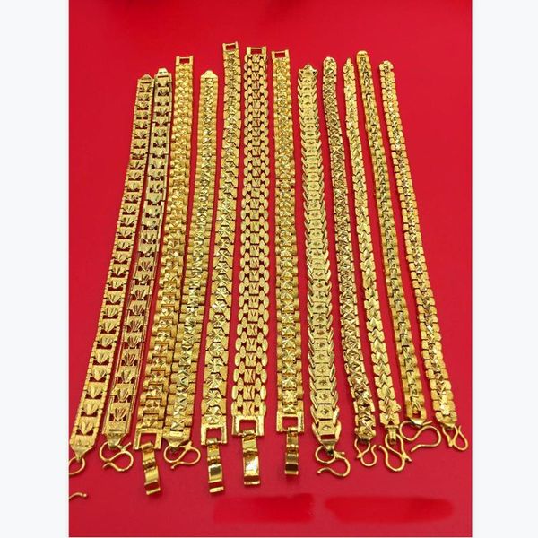 

link, chain brass gold-plated bracelets for women fashion gold man bracelet jewelry wholesale wristband 2021 gift, Black