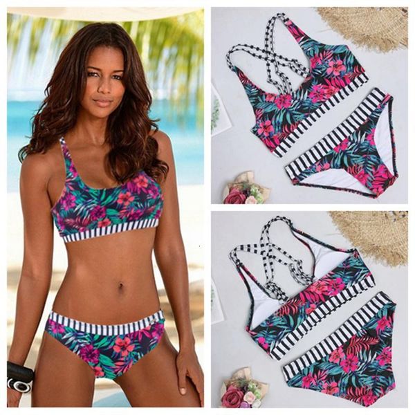 

women's swimwear push up bikini set gradient color swimsuit two piece bandeau underwire female bathing suit plus size beach wear xl 9ho, White;black