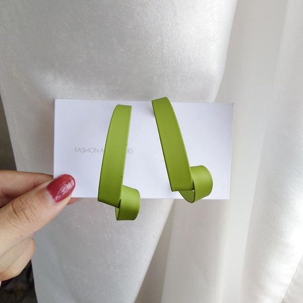 

dangle & chandelier fashion jewelry earrings design metal with pretty green coaing drop for women accessories, Silver