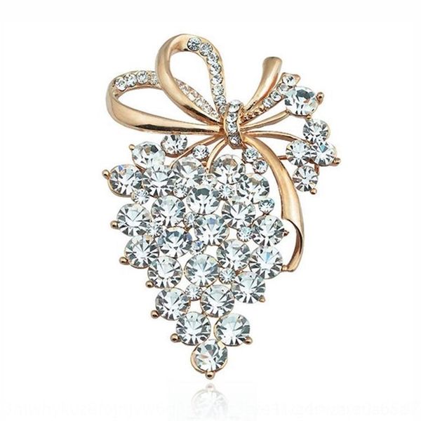 

bfs grade diamond pins lady alloy with pearl es flowerbroochjewelrybrooch accessories, Gray