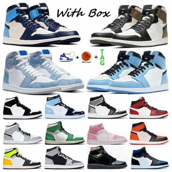 

1 1s university blue shoe hyper royal dark mocha obsidian unc fearless twist light smoke grey shadow 2.0 men basketball shoes