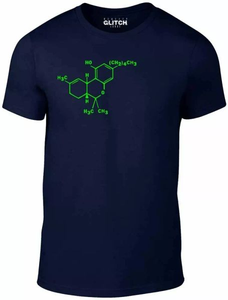 

cannabis molecule t-shirt - funny t shirt weed bong smoke cheech retro chong thc, White;black