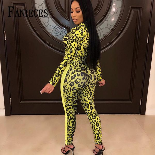 

two piece set leopard print women clothes summer clubwear outfits crop pencil pant suit 2 pcs matching sets conjunto women's track, Gray