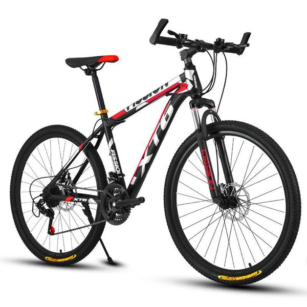 

mountain bike variable speed absorption double disc brakes men and women bicycle student bikes