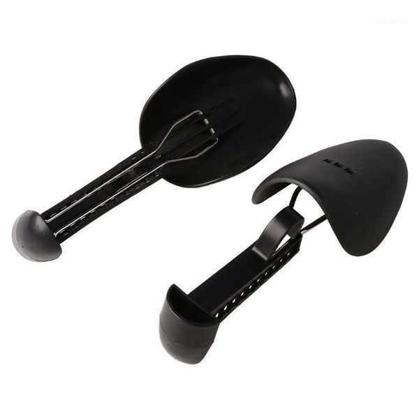 

pair plastic shoe tree shaper shapes stretcher adjustable for women men y5lf11