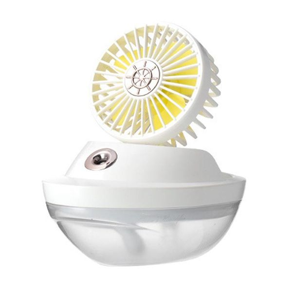 

electric fans mini deskhumidifier fan usb rechargeable spray for office, school, dormitory, outdoor