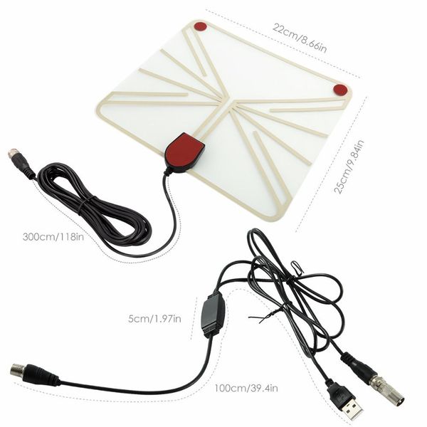 Tvs Antennas Television Antenna Signal Amplifier Wifi Amplified TV Aerial