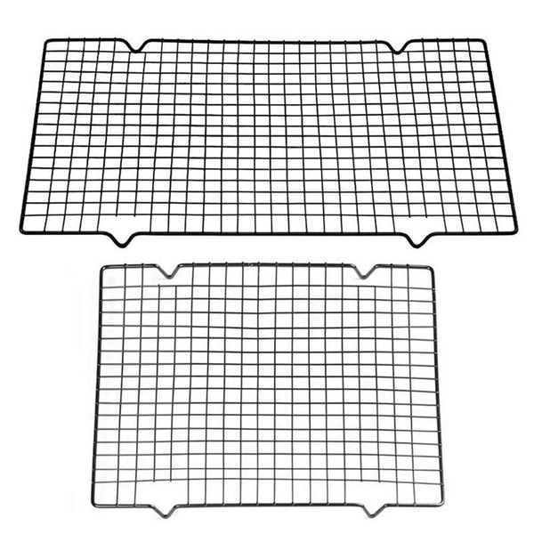 

tools & accessories stainless steel mesh grid baking rack kitchen barbecue net square cooling frame household cooking accessorie