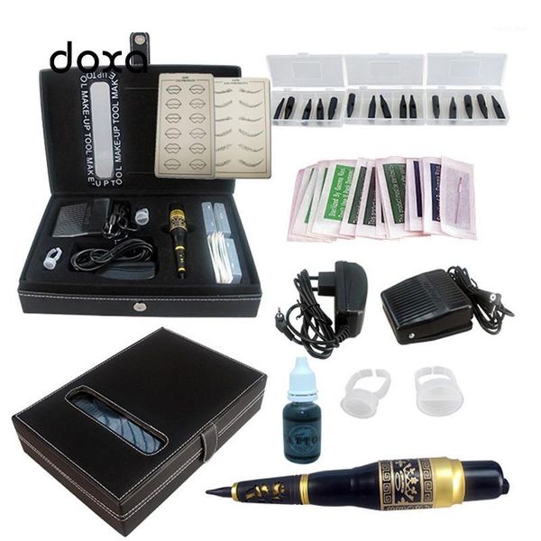 

tattoo eyebrow machine set semi-permanent makeup tool set1