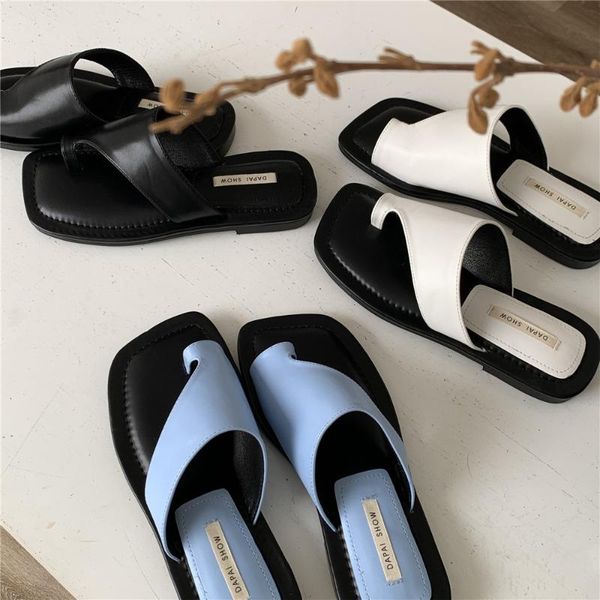 

sandals 2021 women gladiator sandal platform shoes low round thick heel ladies slides summer outdoor casual beach slipper, Black