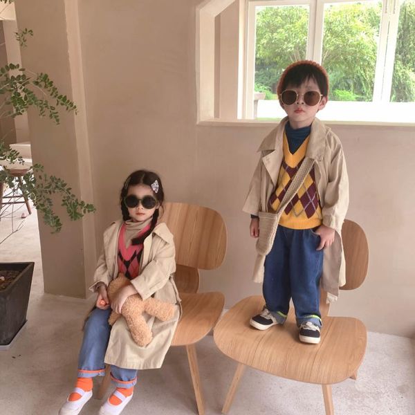 

coat 2021 baby girl boy spring autumn windbreaker coats jackets fashion cartoon jacket kids children overwear clothes, Blue;gray