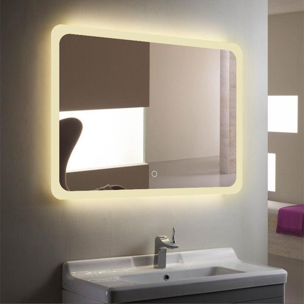 

mirrors wall mount lighted led makeup mirror illuminated bathroom