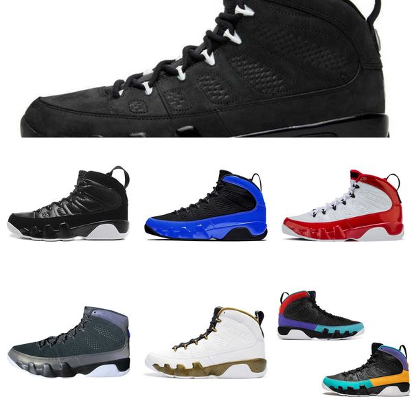 

wholesale 9 9s racer blue men basketball shoes gym red unc athletic mens trainers sports sneakers size 7-13hbrf