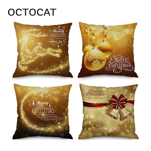 

christmas style cushion cover plush festival decoration sofa throw pillow home decor christams square pillowcase case