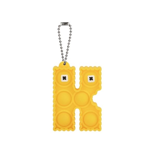 

silicone letter mini keychain rodent killer in a variety of colors