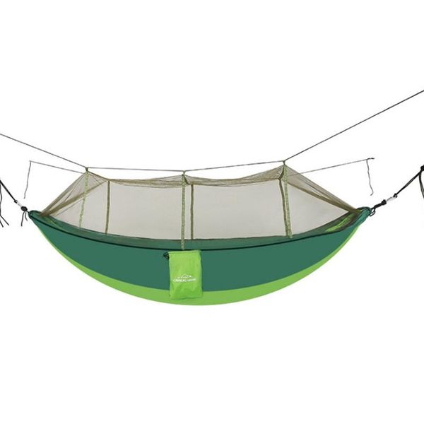 

camp furniture campout outdoor camping mosquito hammock anti-rollover swing hanging chair leisure parachute cloth