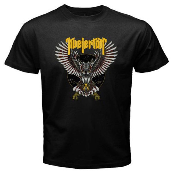 

new kvelertak band logo men's black t-shirt size s-3xl 100% cotton, White;black