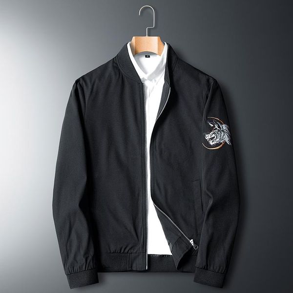 

men's jackets plus size 7xl 8xl spring jacket men summer autumn baseball clothing bomber overcoats casual oversized, Black;brown