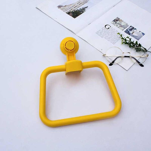 

bathroom storage & organization kitchen towel rack holder suction cup hanger home wall hanging ring window tool random color