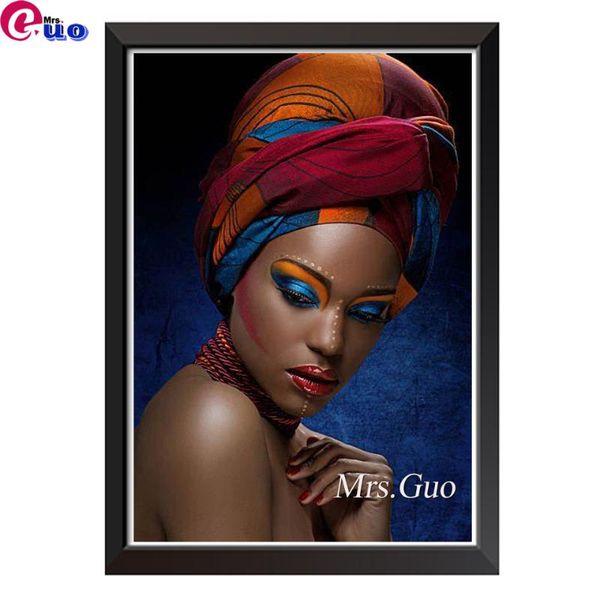 

diamond painting body colorful woman abstract african embroidery mosaic pictures for home decor wall art